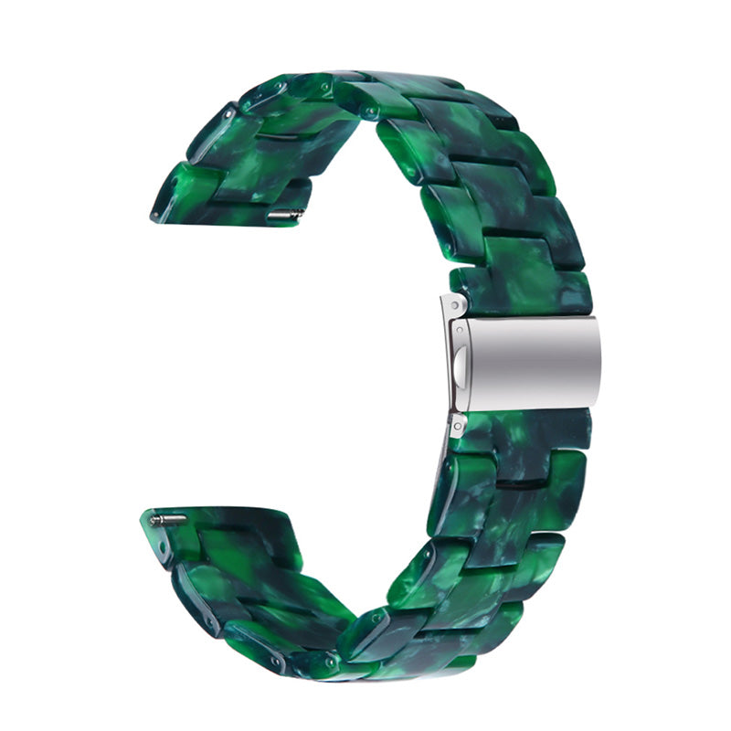 Resin Watch Band Stainless Steel Buckle Strap Bracelet for Samsung Galaxy Watch4 Classic 42mm 46mm Resin Watch Band Stainless Steel Buckle Strap Bracelet for Samsung Galaxy Watch4 Classic 42mm 46mm